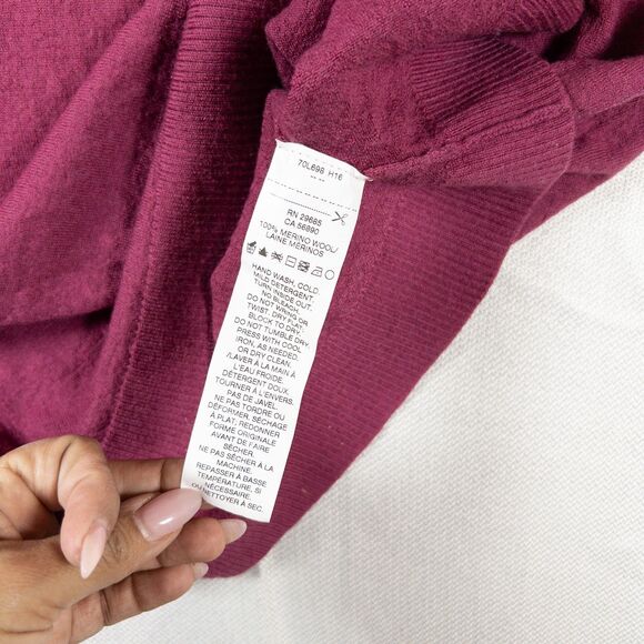 Pendleton Turtleneck 100% Merino Wool Sweater Womens XL Pullover Berry Pink - Picture 4 of 8